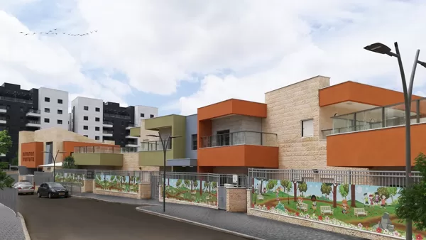 גני ילדים, מבנה קהילתי ובית כנסת
