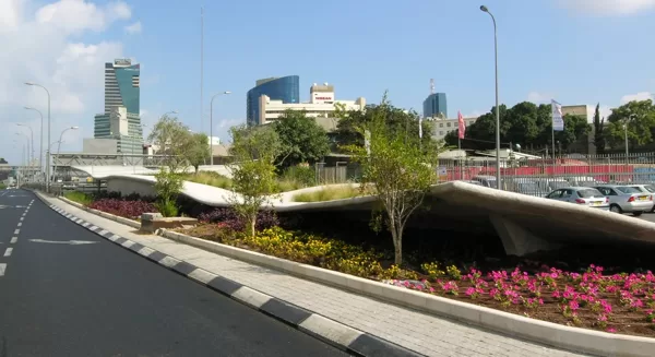 פרויקט לה גארדיה - המסגר, תל אביב / פיתוח סביבתי ותשתיות - פיתוח נופי