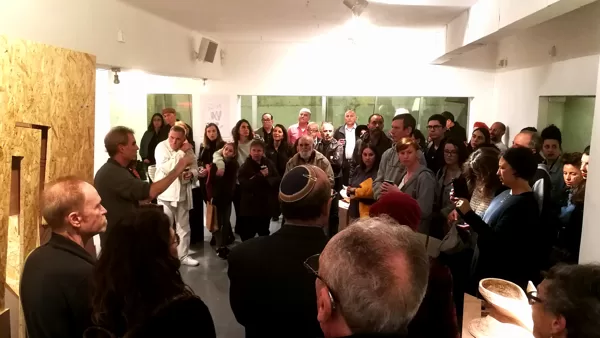 אירוע פתיחת התערוכה בגלריה "פריסקופ" לעיצוב עכשווי